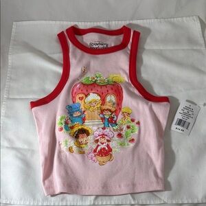 Strawberry Shortcake Pink Crop Top